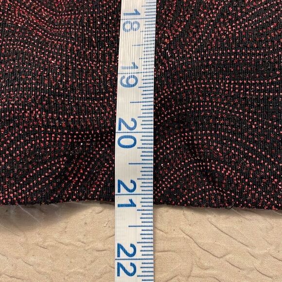 XSCAPE‎ by Joanna Chen. Open Evening Blazer. Size Small Petite. Black/Red - Picture 9 of 9